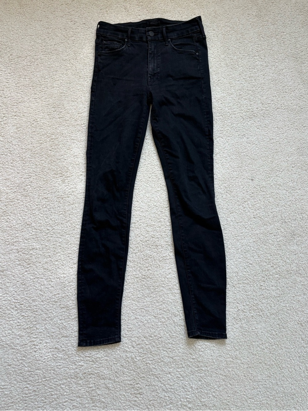 Mother The Looker Not Guilty black skinny jeans sz 27 classic whimsigoth grunge